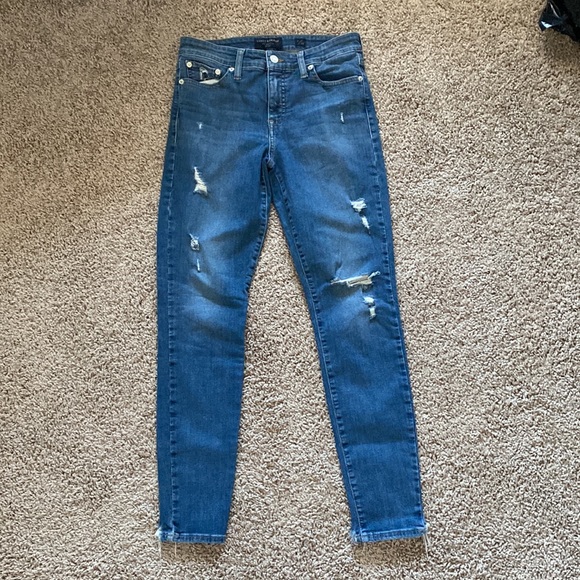 Women’s Lucky Brand Mid Rise Super Skinny Ava Jeans Size 6/28 - Picture 4 of 14